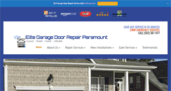 Desktop Screenshot of garagedoorrepairparamount.us